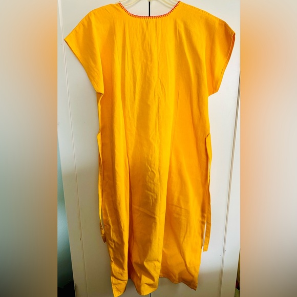 Mexican Cotton Embroidered Dress - Picture 4 of 4